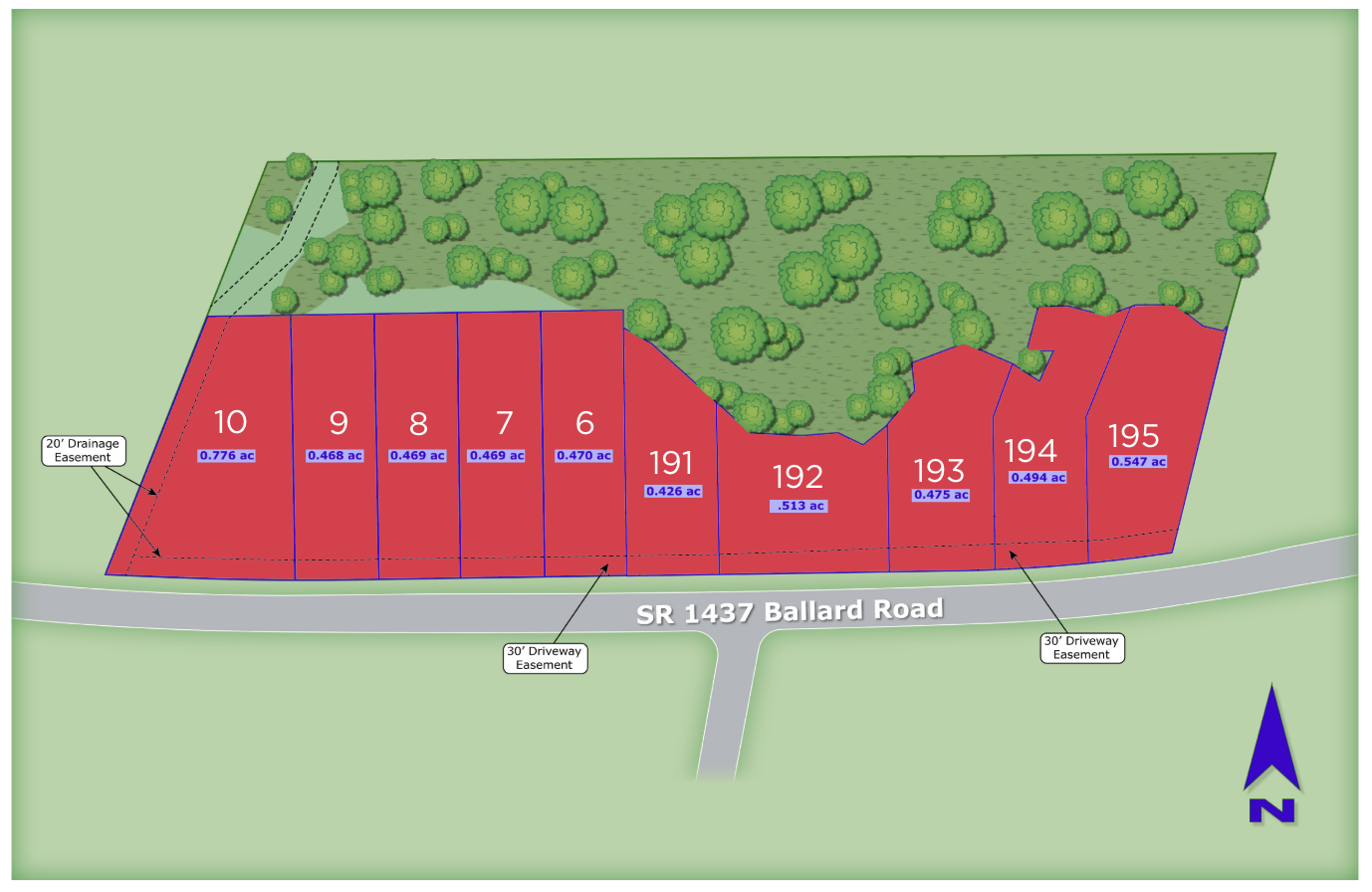 Duncan's Creek Community Map