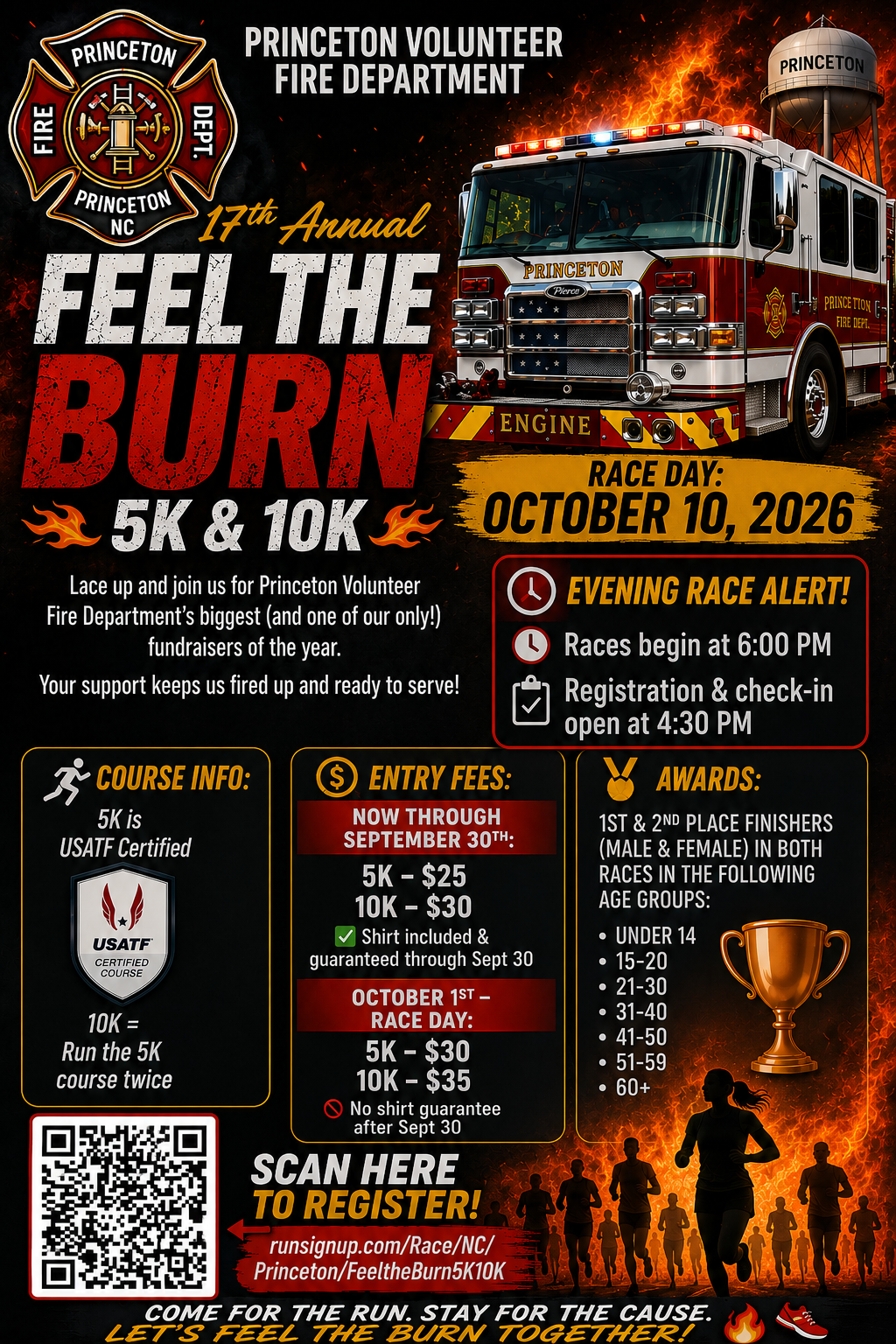 Race Day Feel the Burn 2026 announcement 