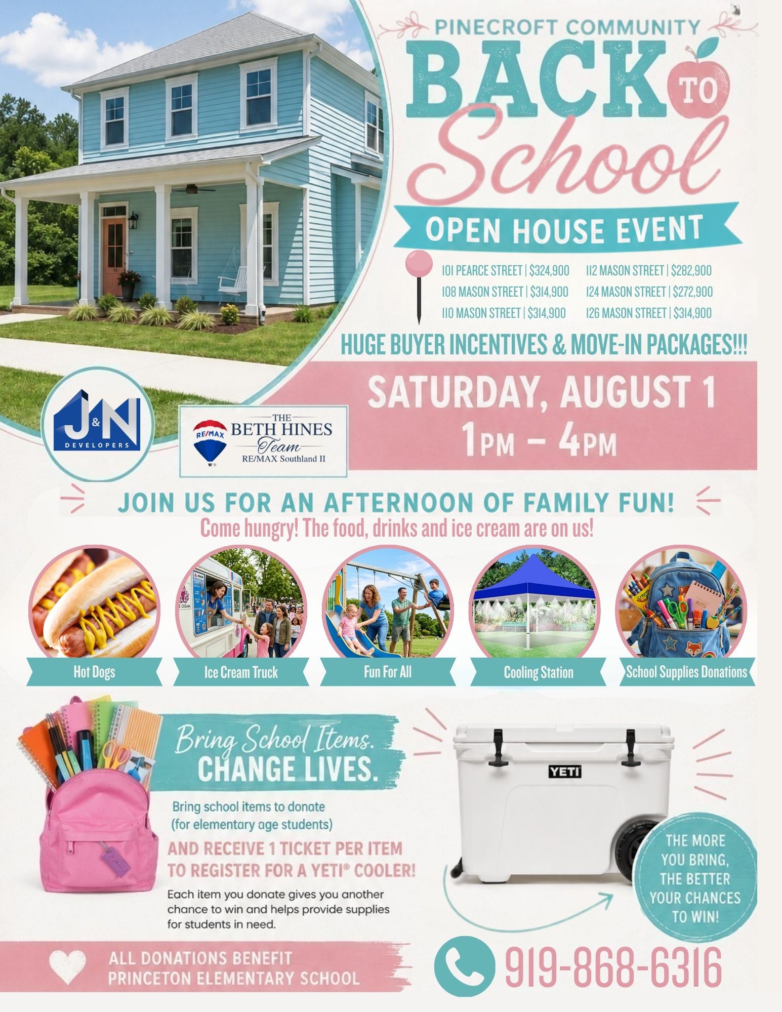 Pinecroft Back-To-School Event