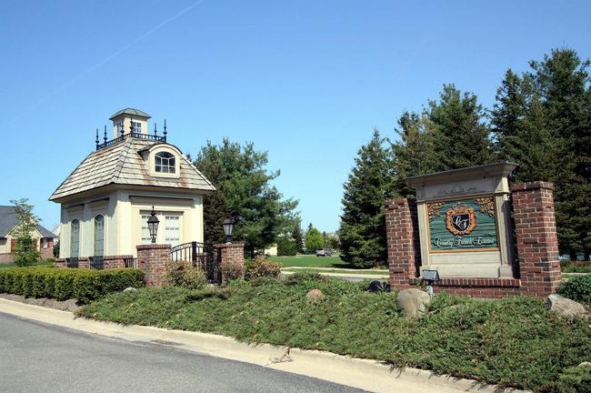Country French Estates Ann Arbor Entrance