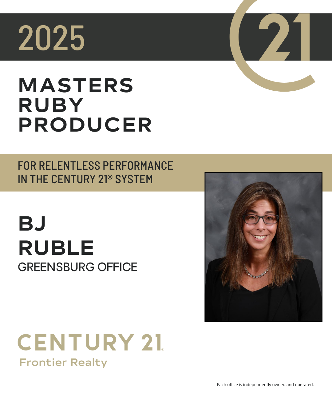 BJ Ruble Ruby Award