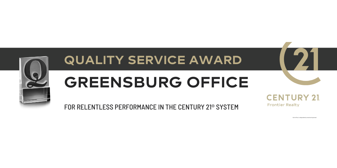 Greensburg Office Quality Service Pinnacle Award