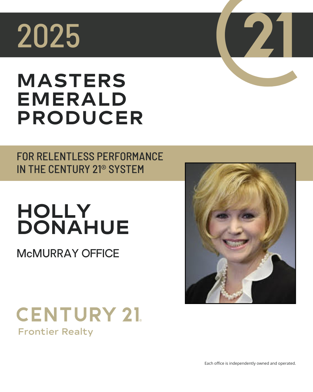 Holly Donahue Emerald Award