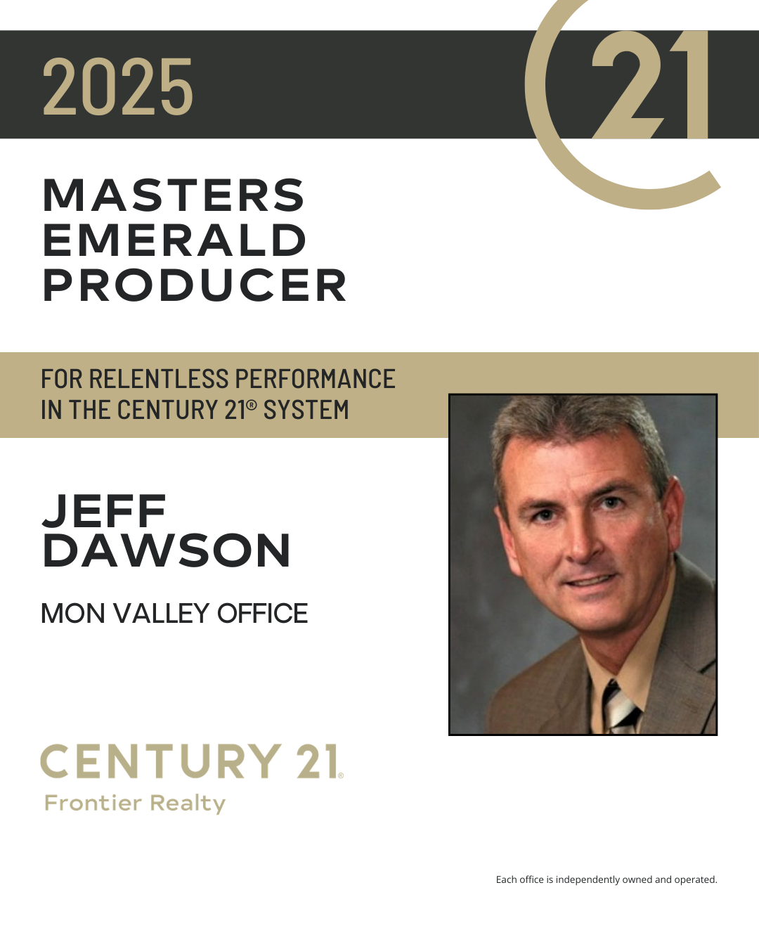 Jeff Dawson Emerald Award