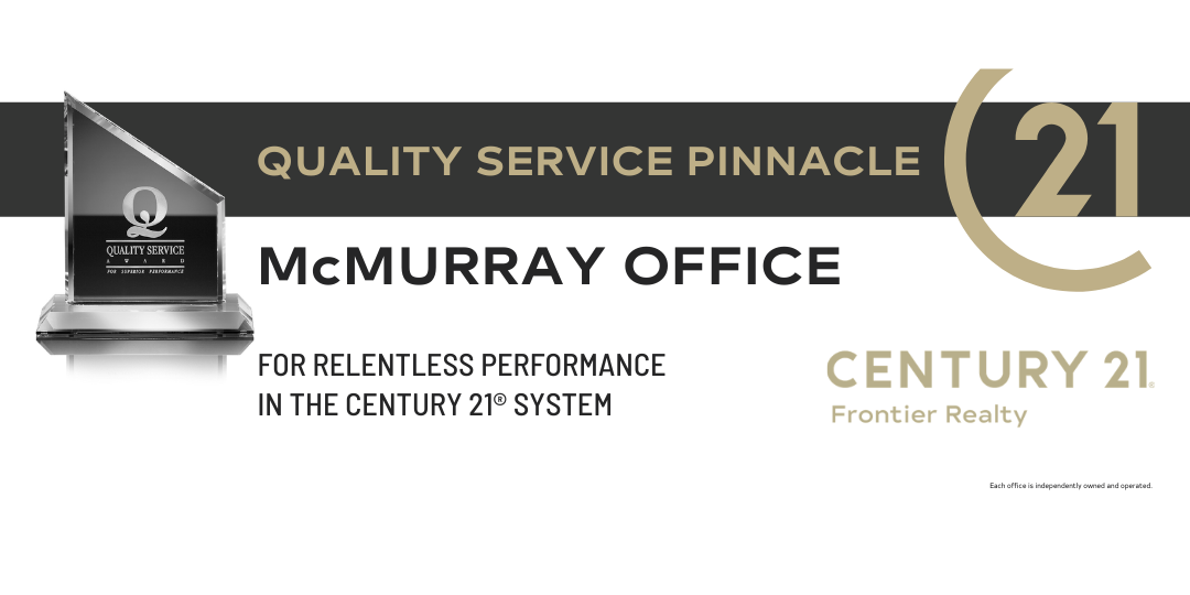 McMurray Office Quality Service Pinnacle Award