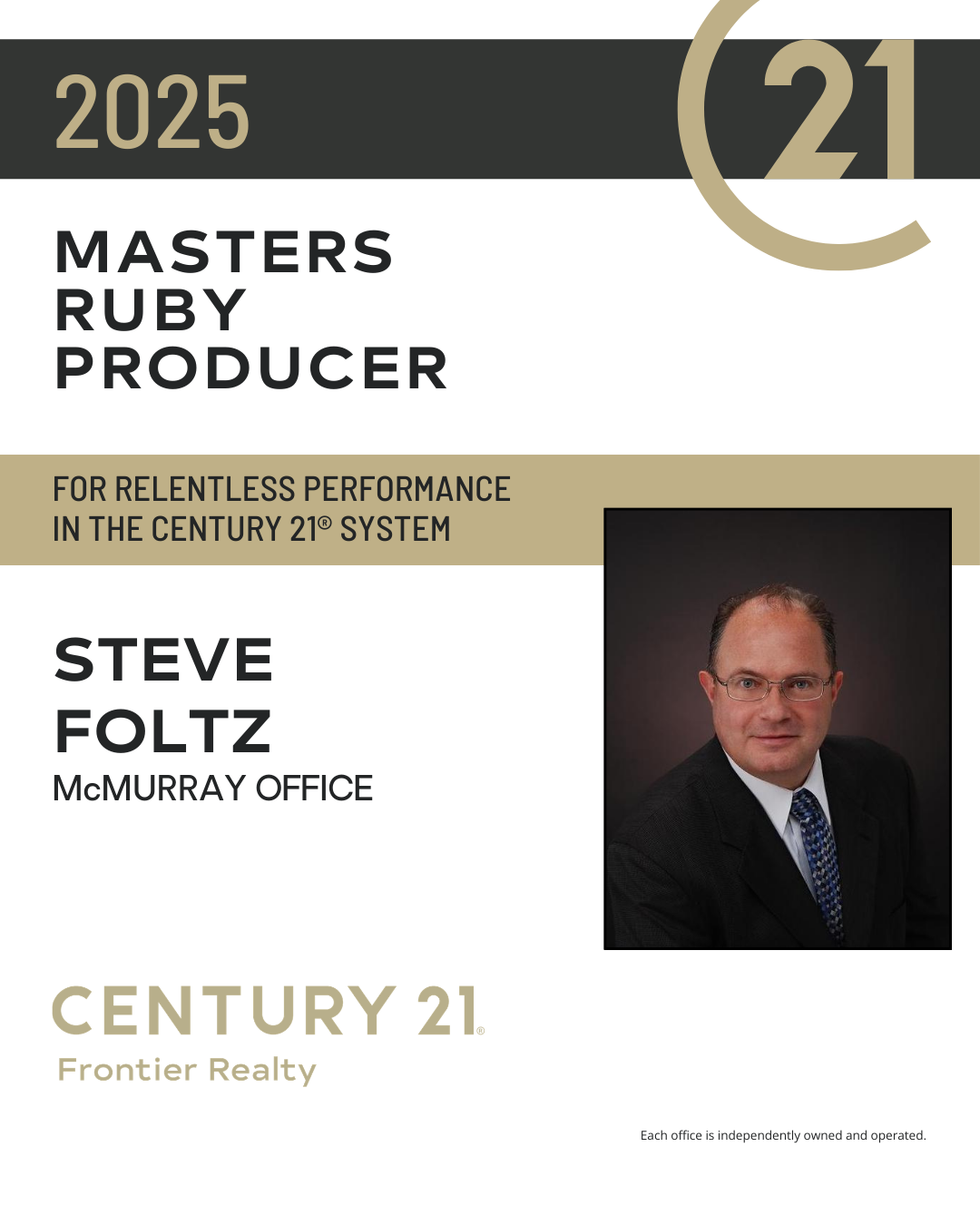 Steve Foltz Ruby Award