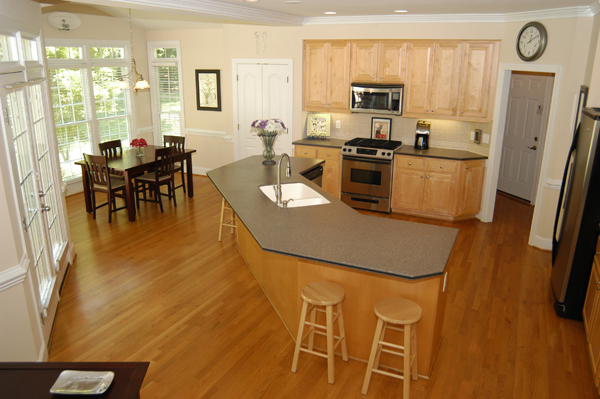 Kitchen to Breakfast Area from above