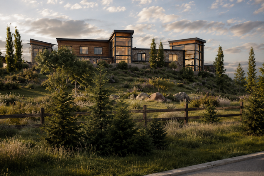 Conceptual mixed-use rendering for Block 3 at Story House Village