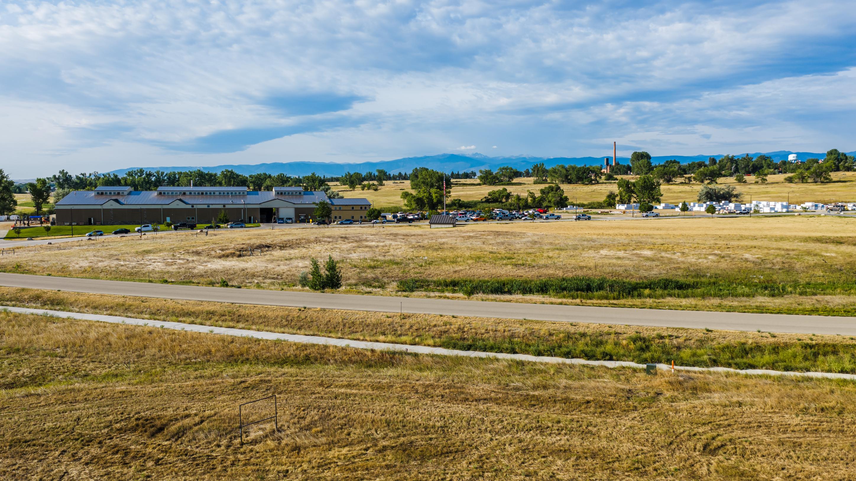 Closer aerial perspective of Eagle View Lot 1