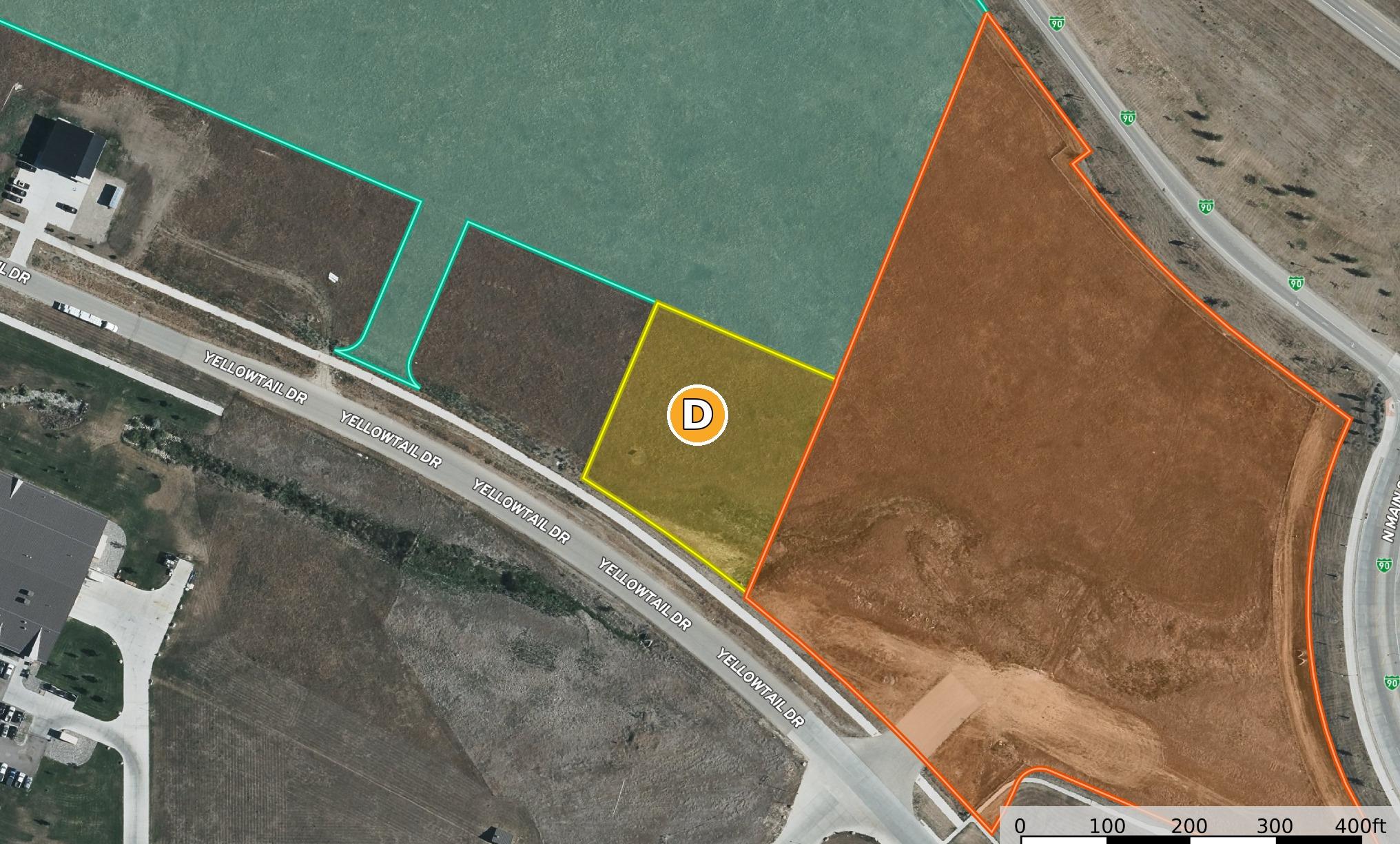 Property C map showing Eagle View Lot 3 within the Wrench Ranch development
