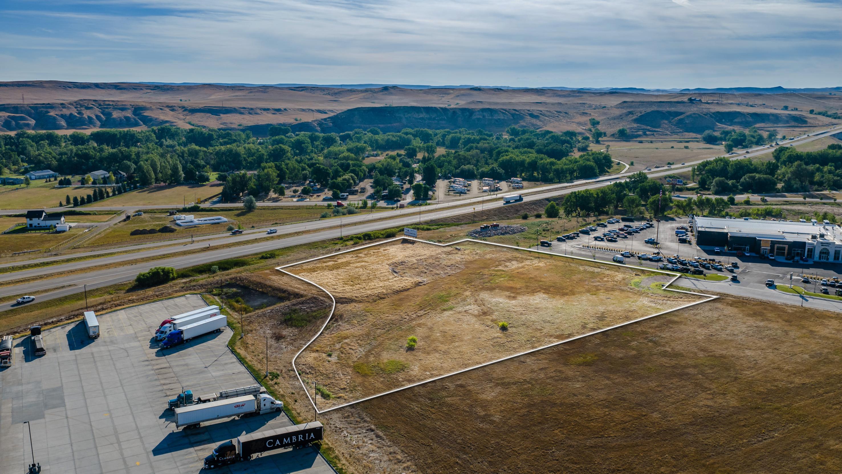 Eagle View Lot 1 road and access perspective