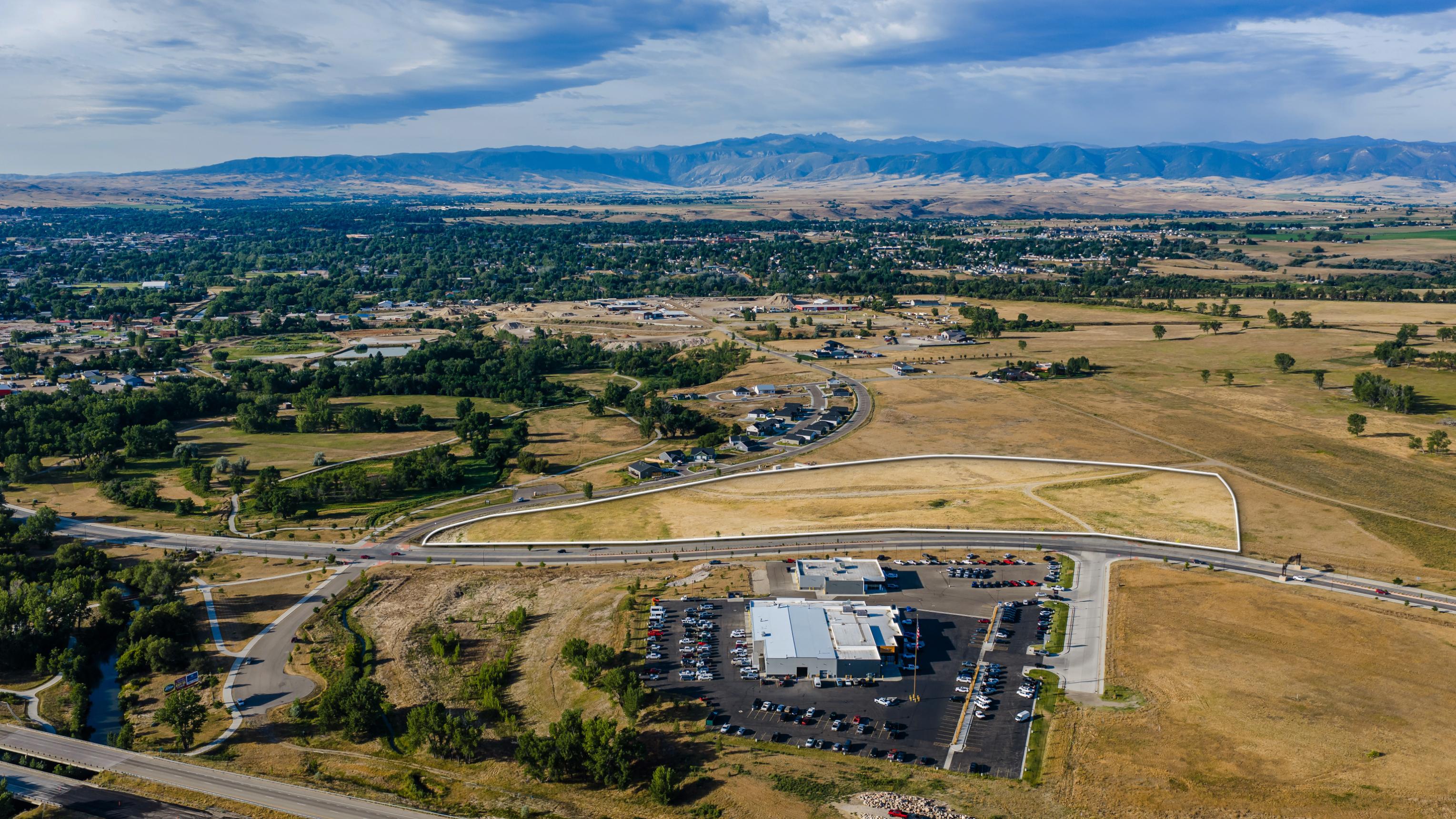 Eagle View Lot 1 road and access perspective