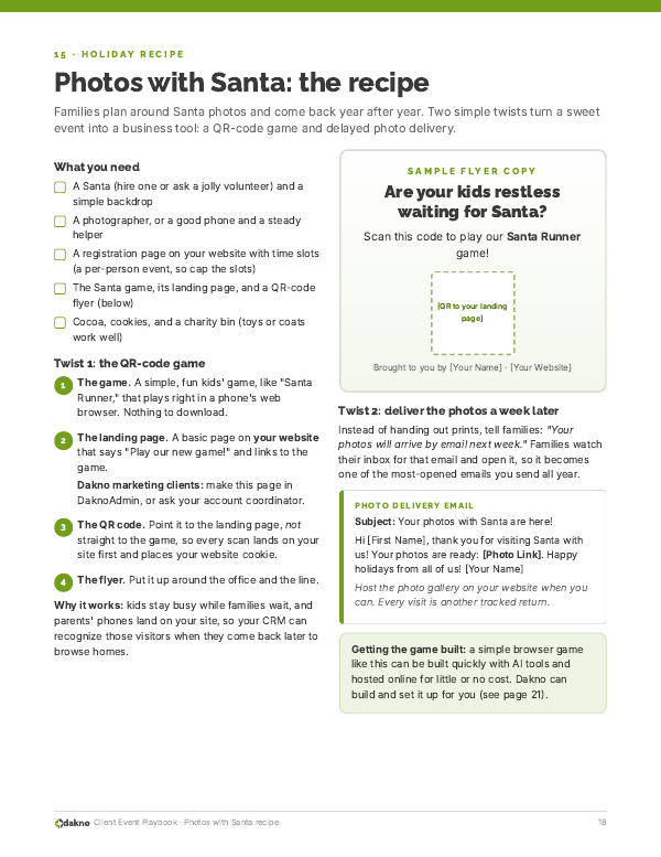 Client Event Playbook page 18