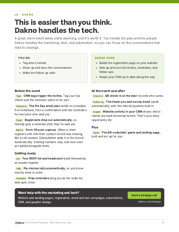 Client Event Playbook page 21