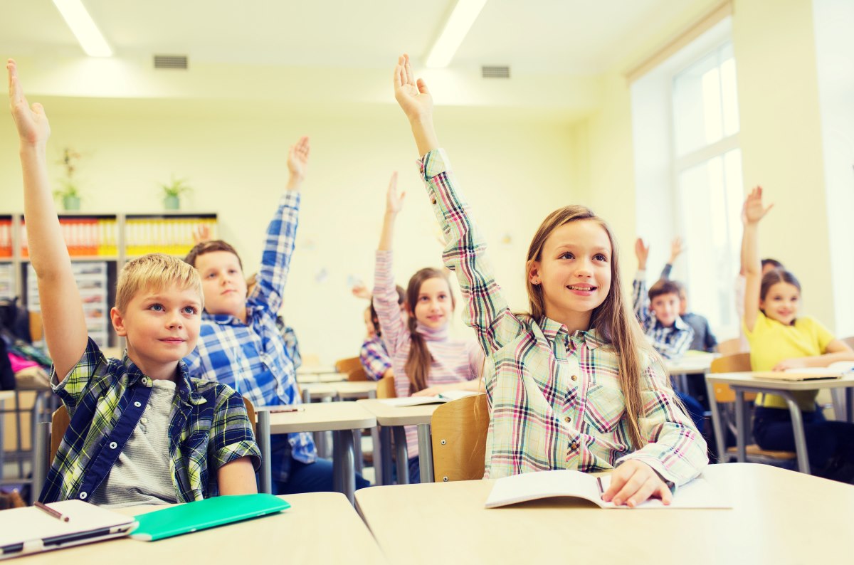 kids in classroom