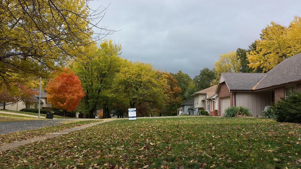 Beautiful homes await along tree-lined streets.