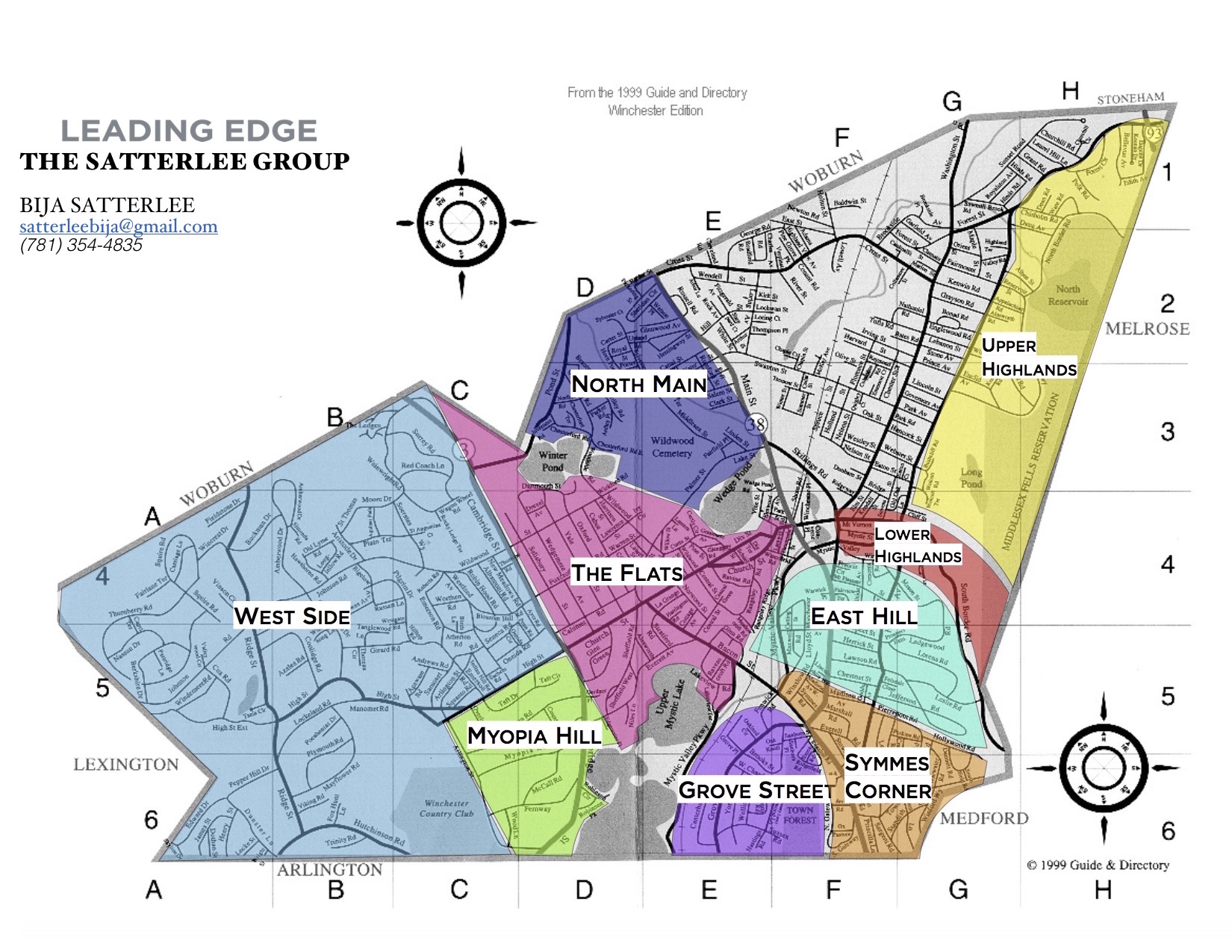 Winchester Neighborhoods Map