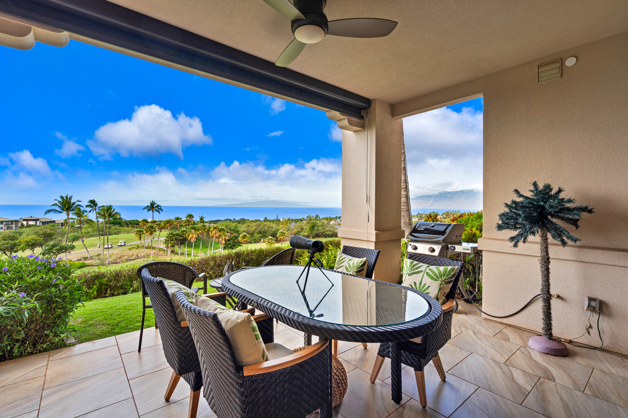 Large covered lanai: 