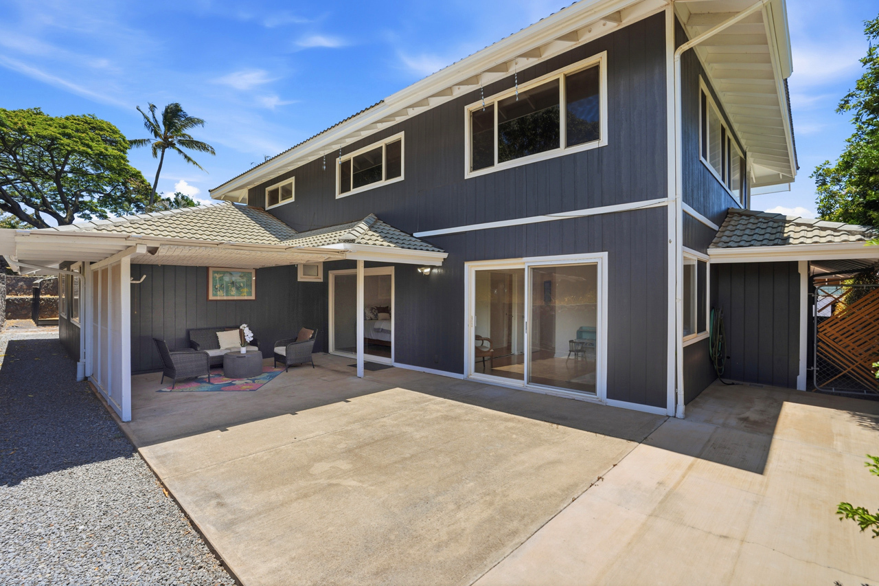 Back patio: 