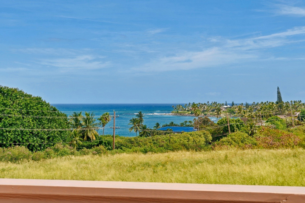 Ocean views from both levels: 