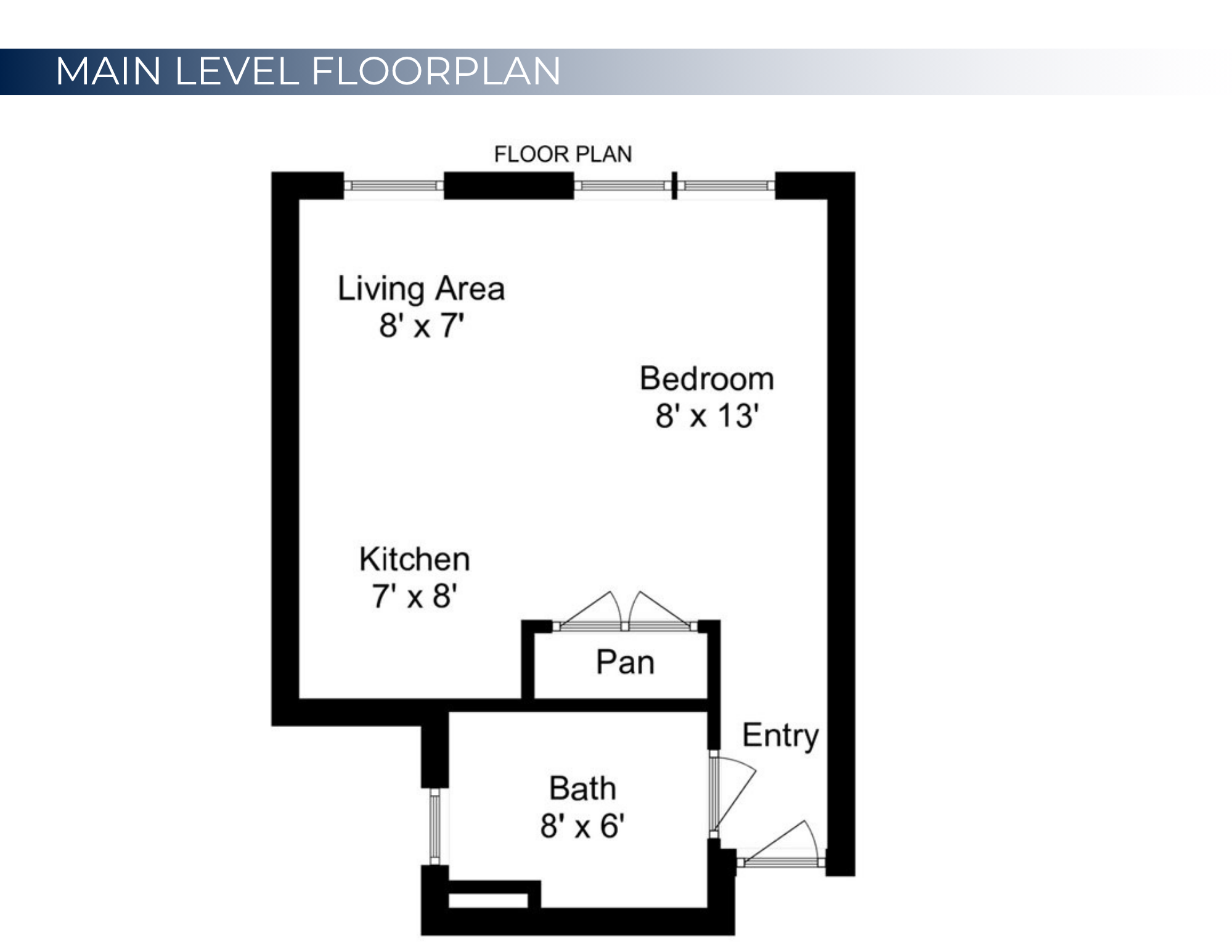 Main Level Floor Plan