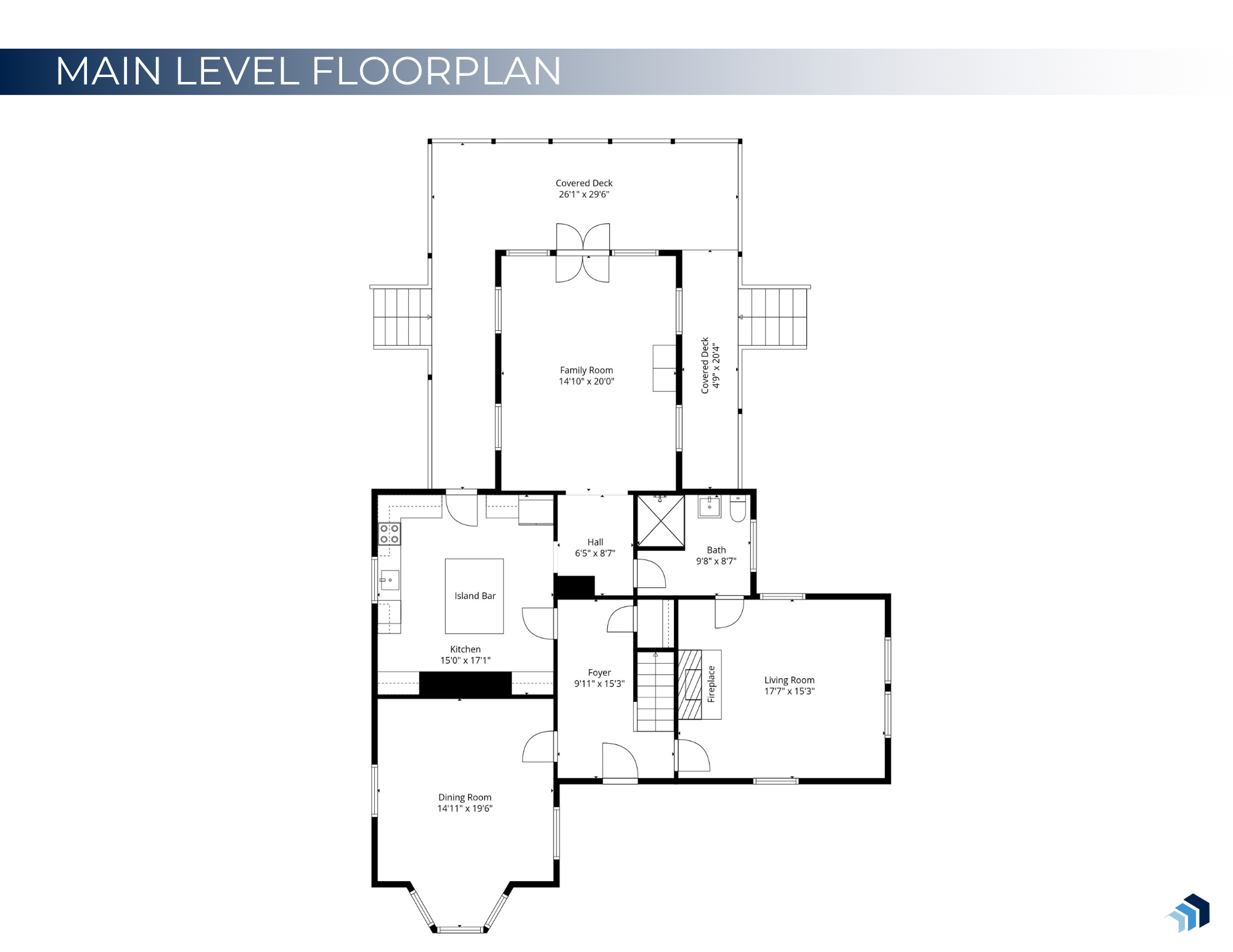 Main Level Floor Plan