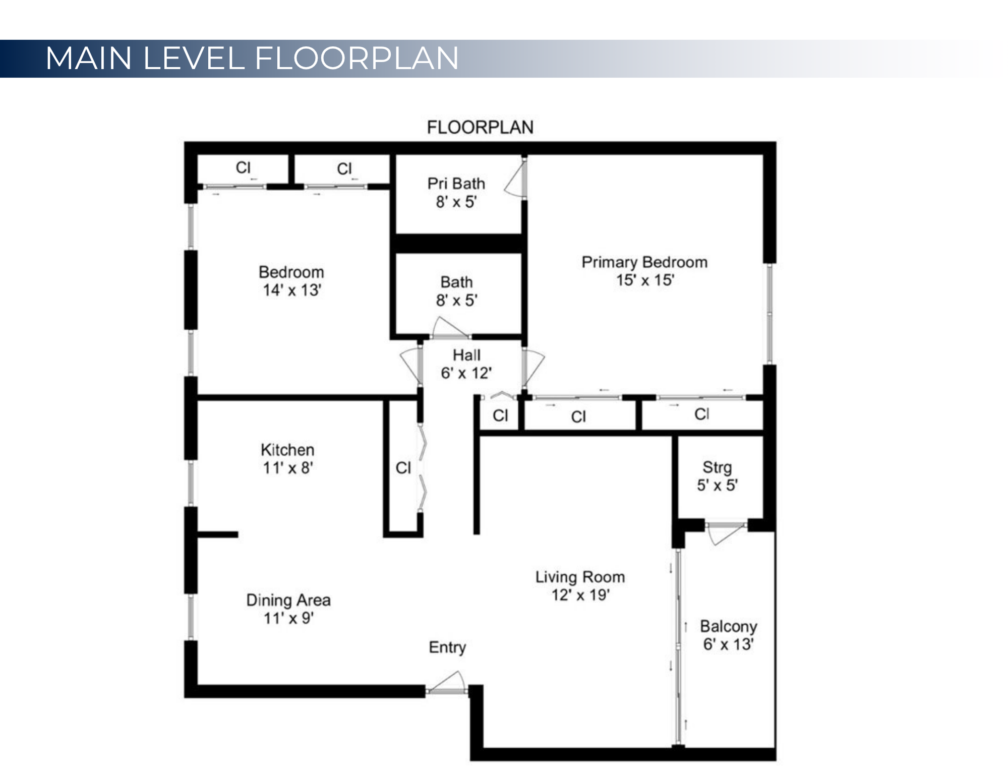 Main Level Floor Plan