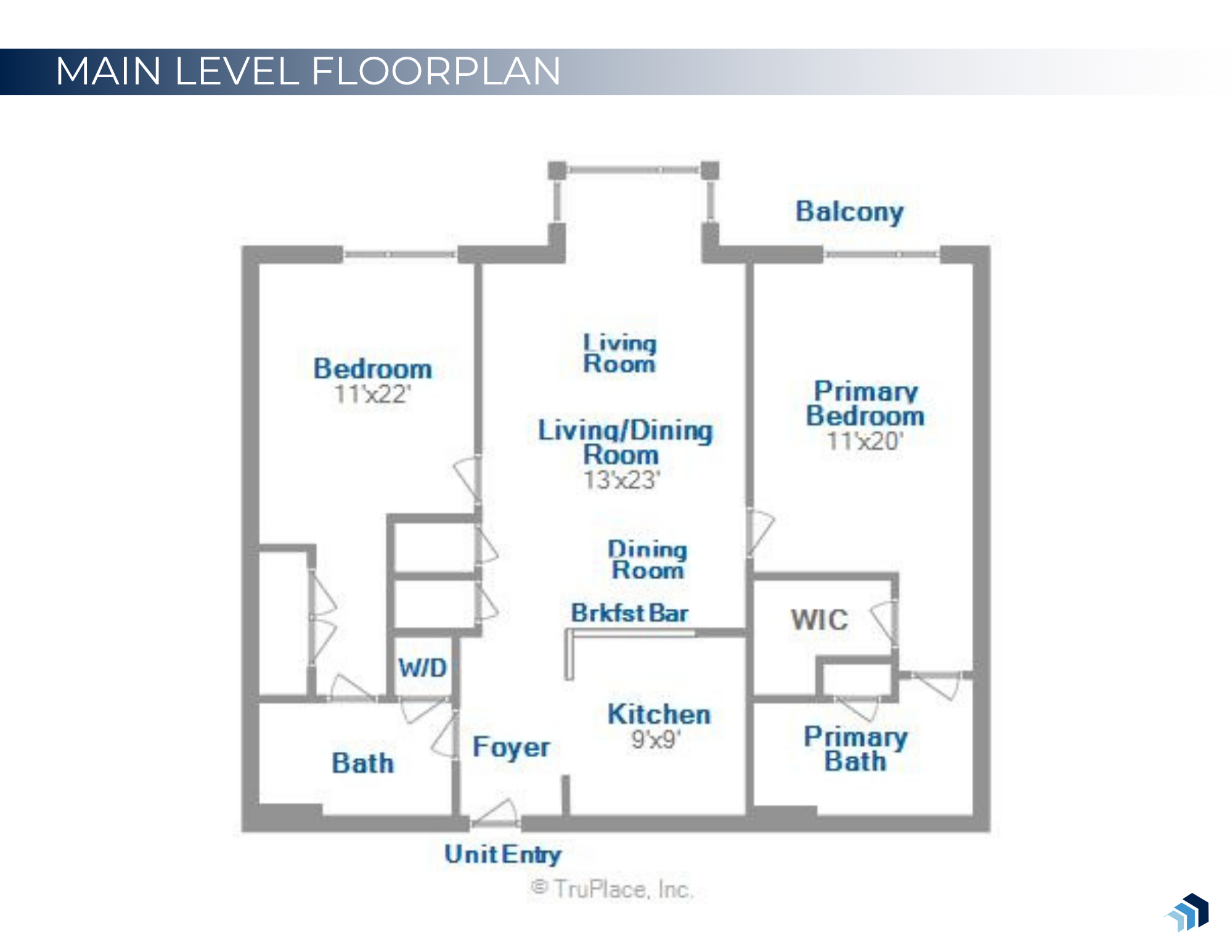 Main Level Floor Plan
