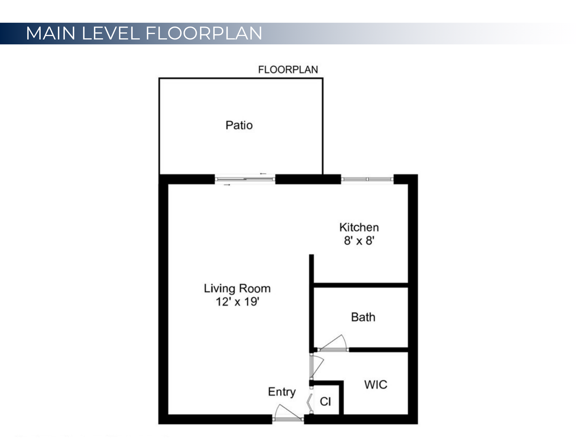 Main Level Floor Plan
