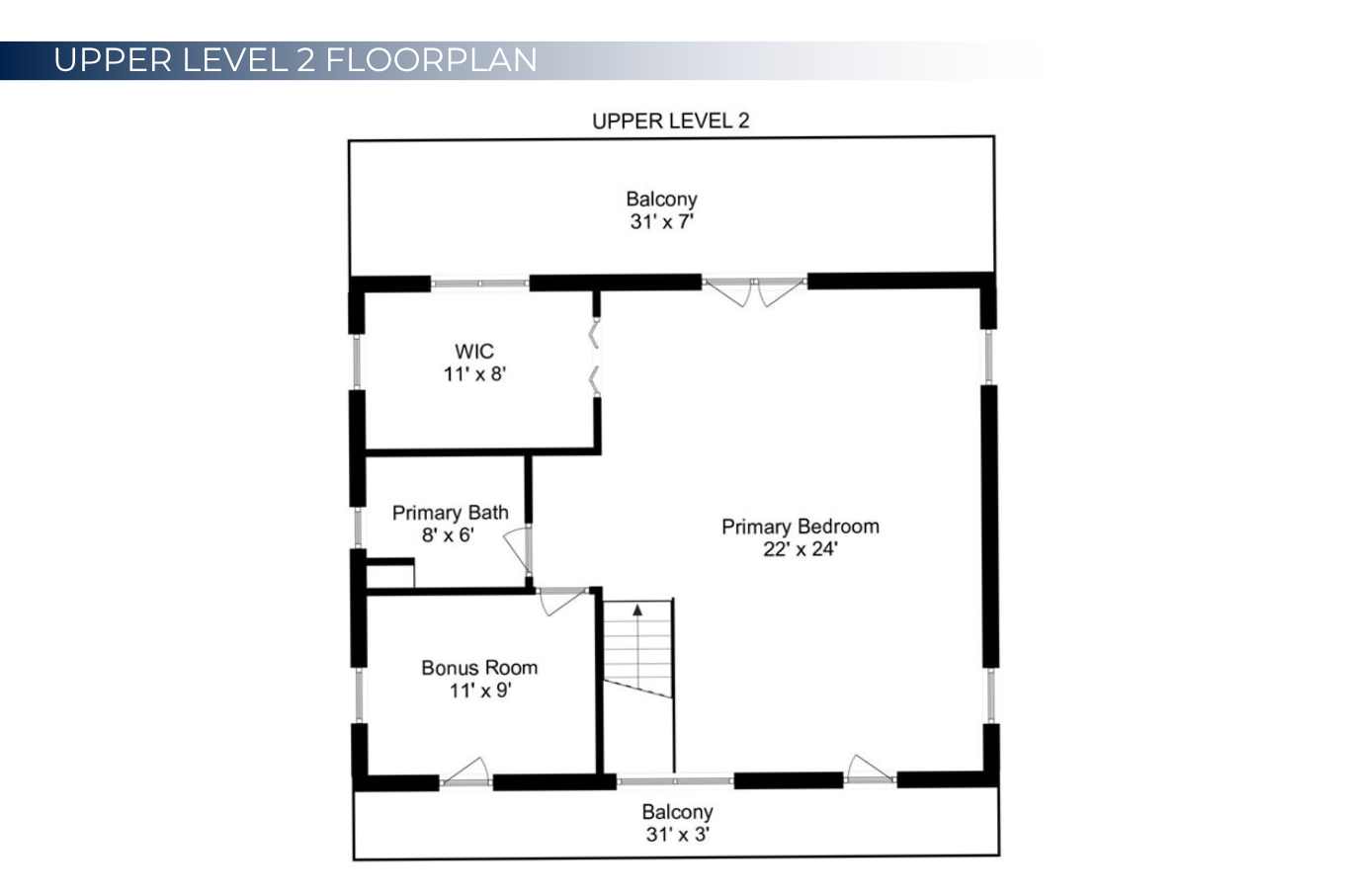 Top Level Floor Plan