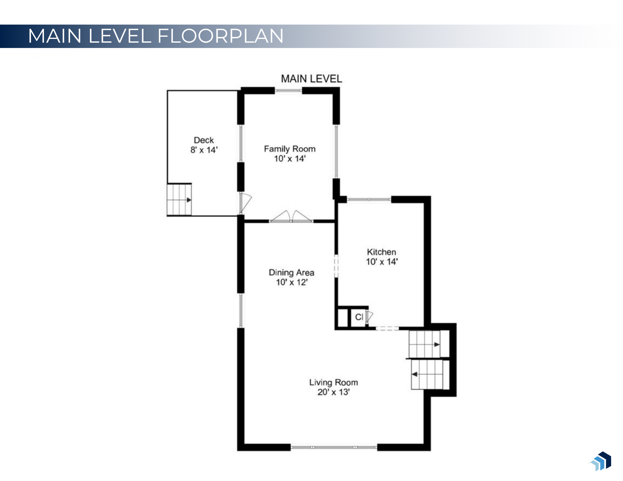 Main Level Floor Plan