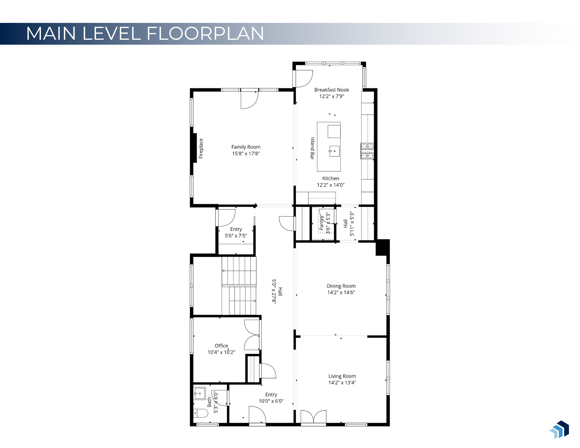Main Level Floor Plan