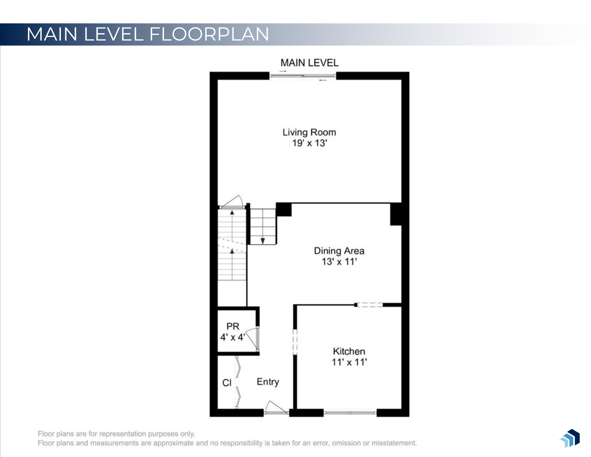 Main Level Floor Plan