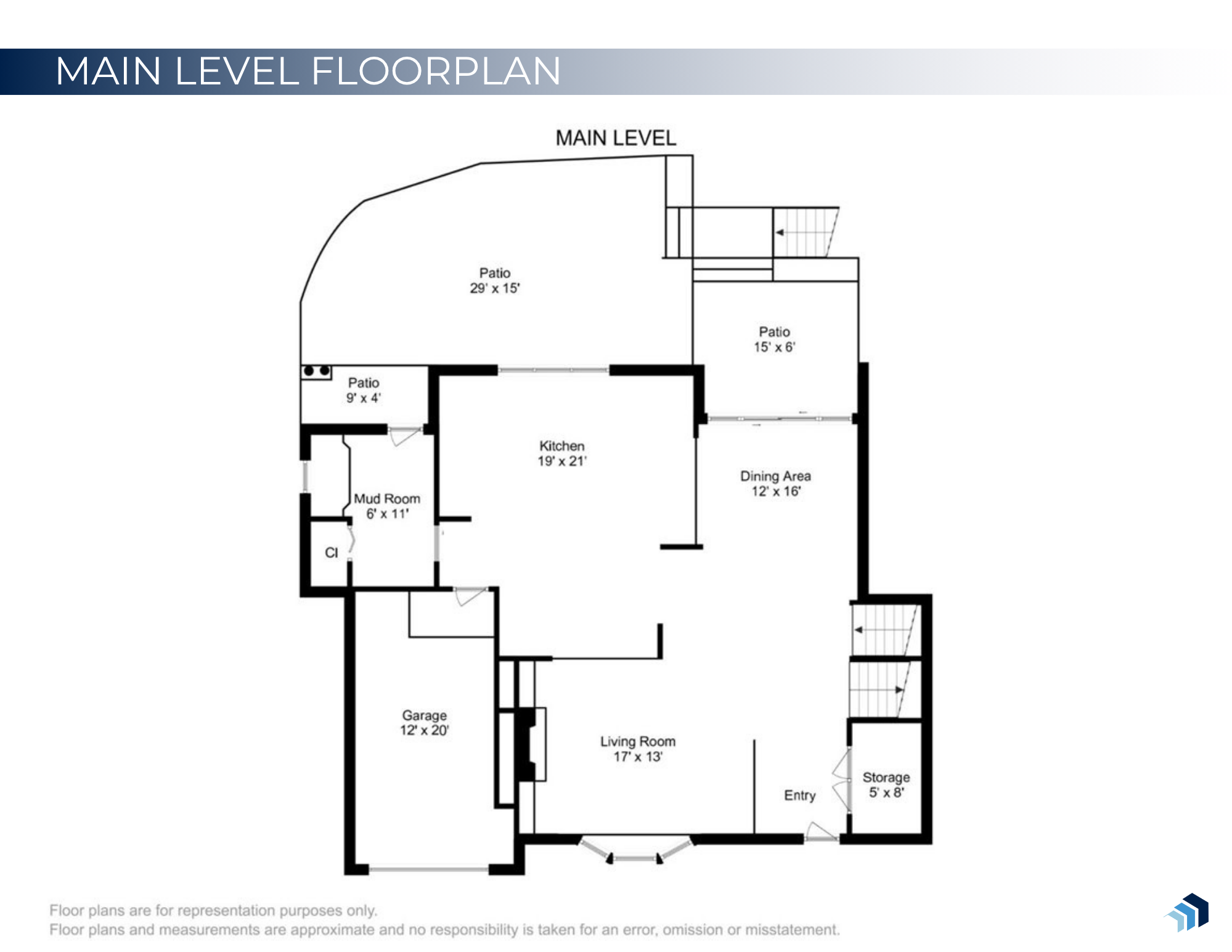Main Level Floor Plan