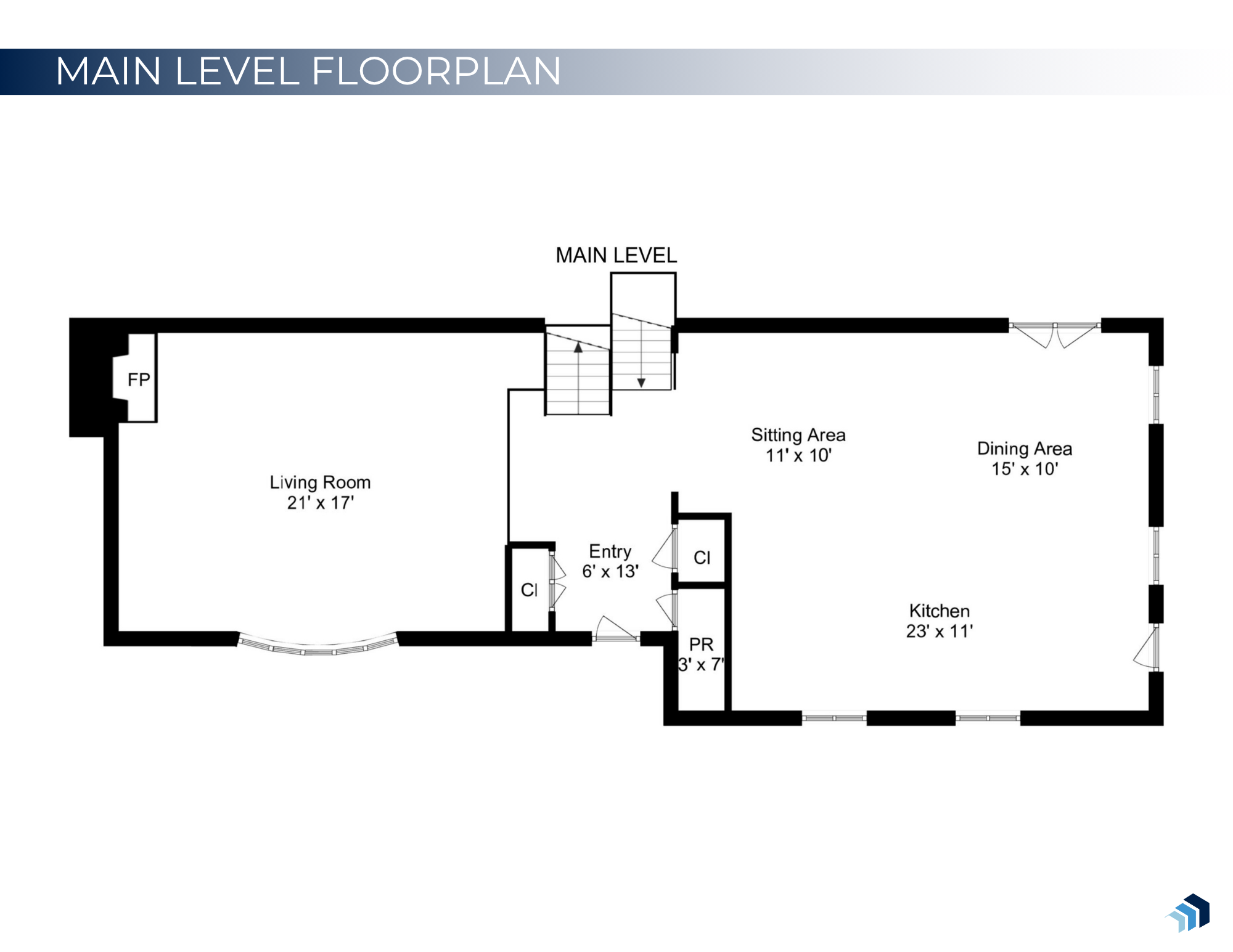 Main Level Floor Plan