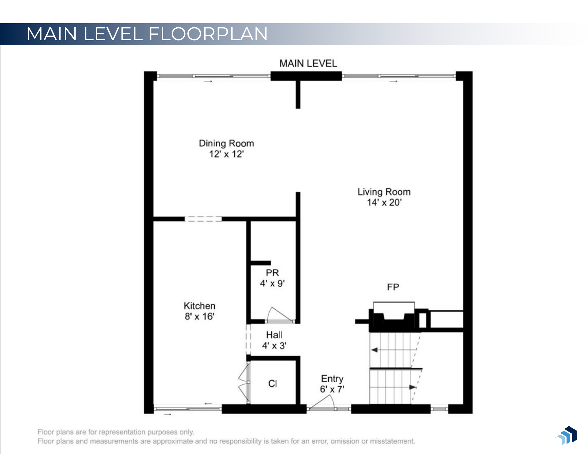 Main Level Floor Plan