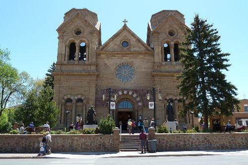 Ancient cathedral in Santa Fe.