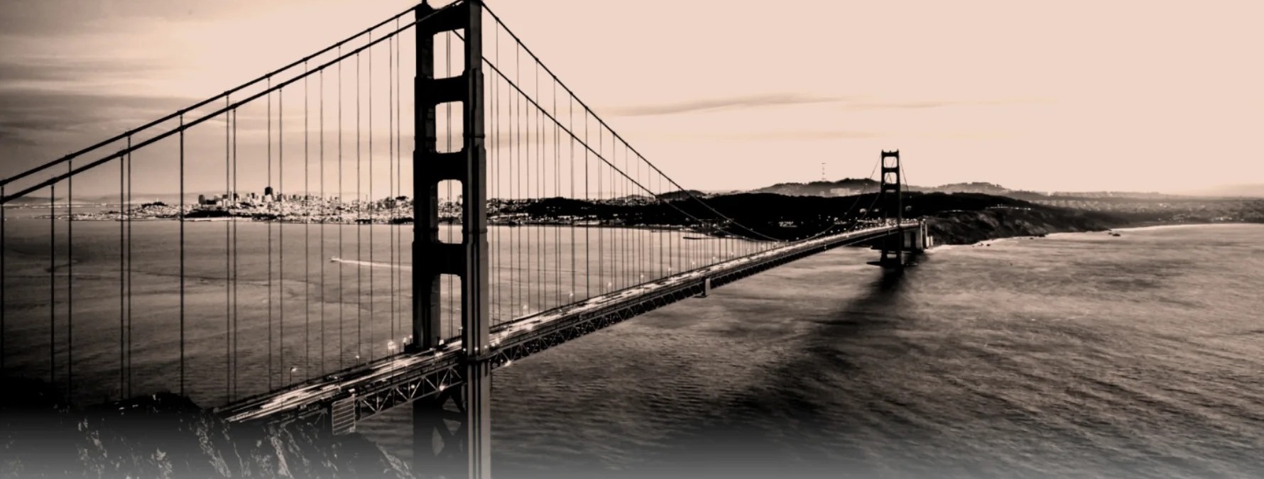 Golden Gate Bridge spanning San Francisco Bay