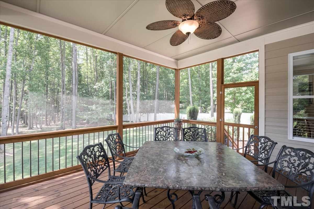 Screened Porch in a Netherfield Home in Zebulon NC