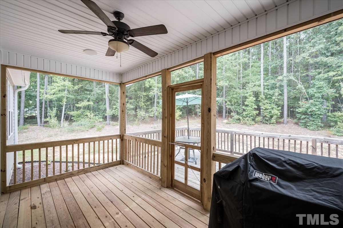 Cedar Creek Wendell NC Home with Screened in porch and fenced yard