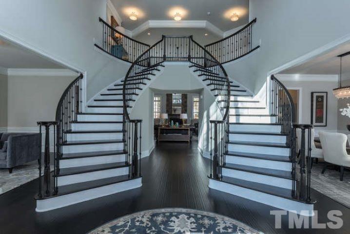 Double Staircase in Hasentree Home