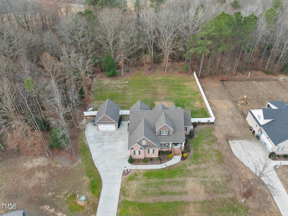 Aerial view of The Landing At Cooper Fields Home in Nashville NC