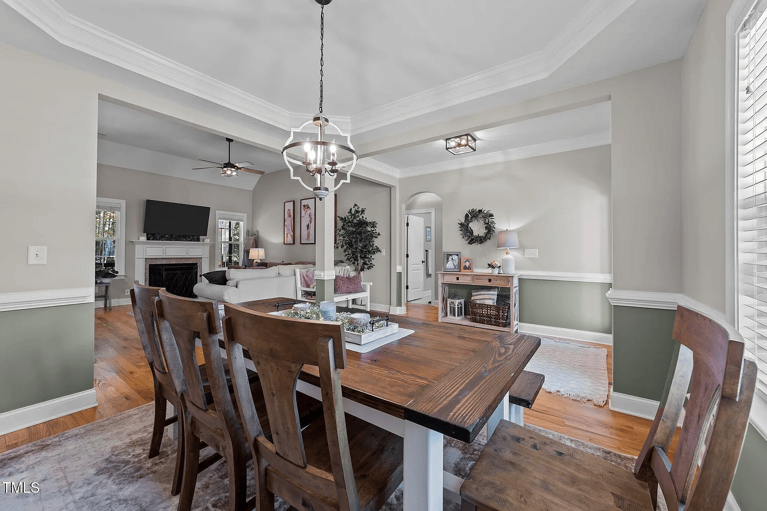 Dining Room in Bishops Ridge Louisburg NC Home