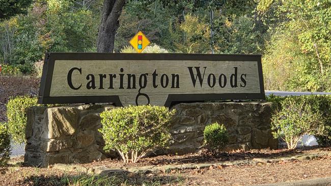 Carrington Woods Sign in Knightdale, NC