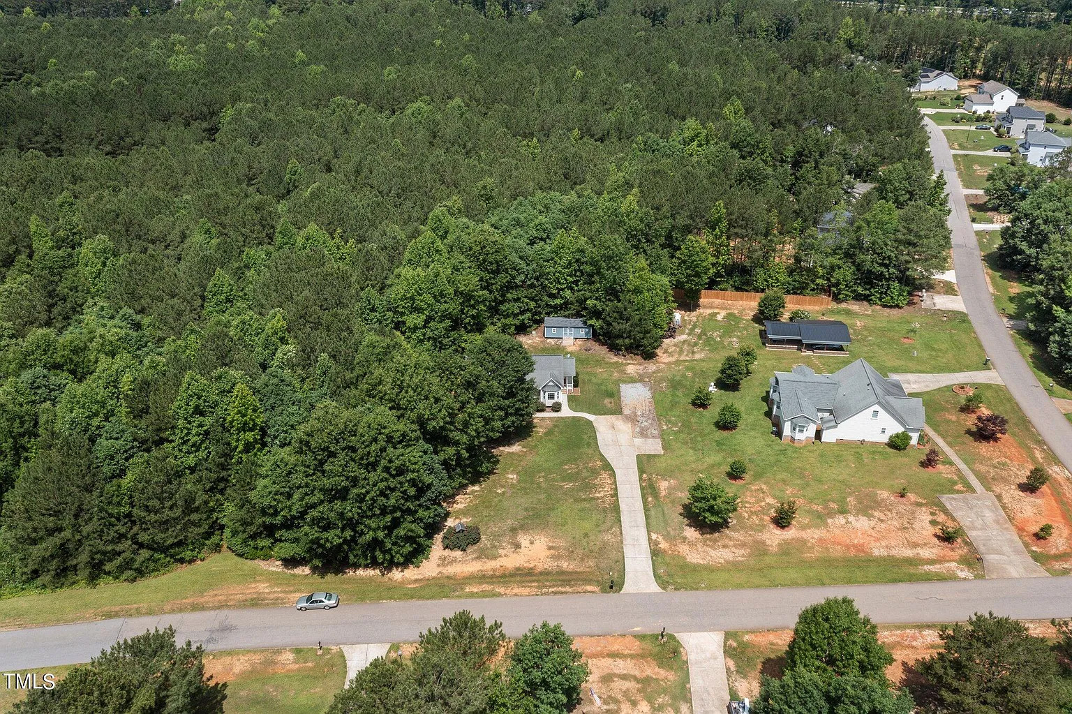 Aerial View of Harrison Village in Zebulon, NC
