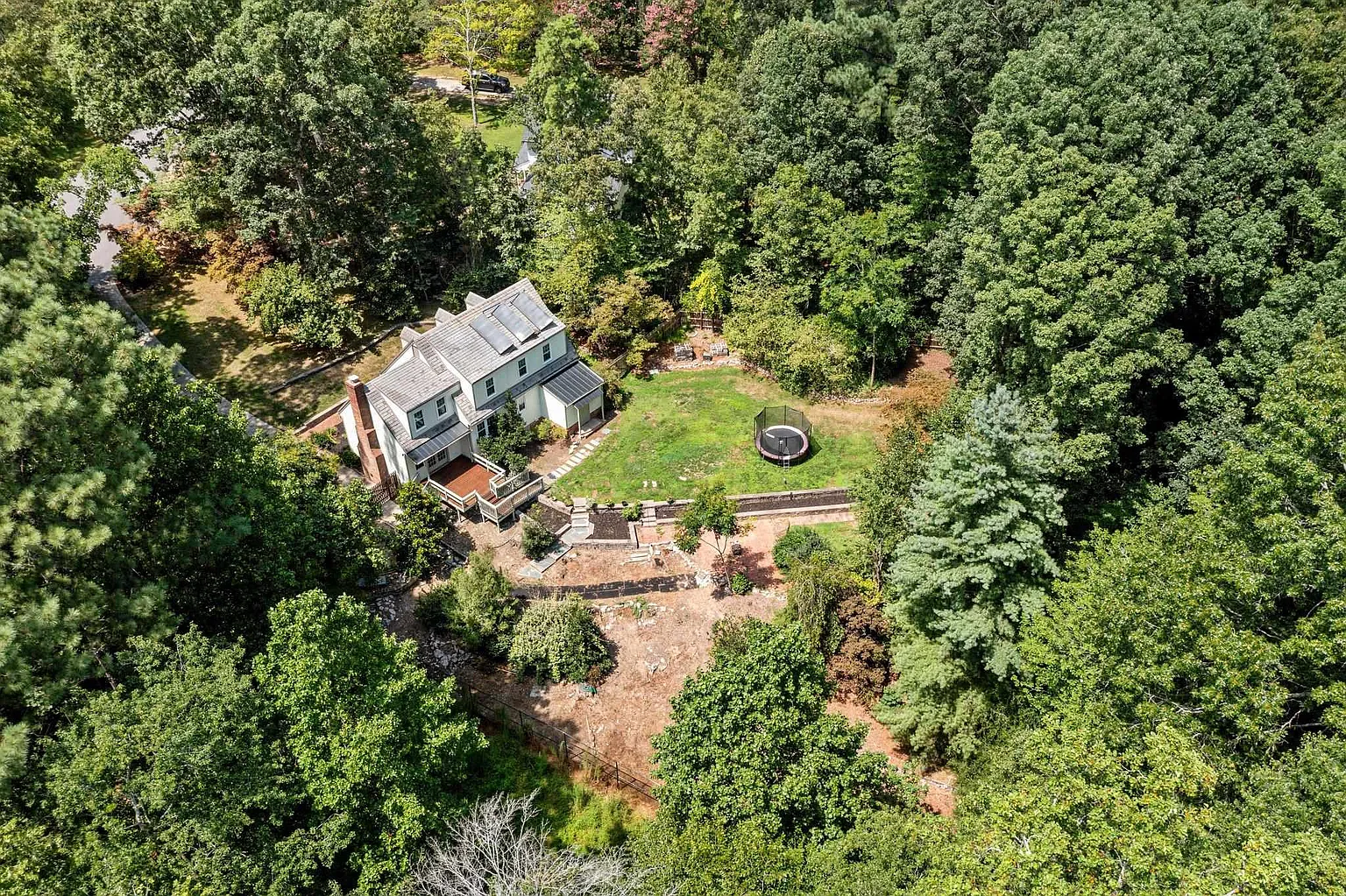 Large Backyard in Coachman's Trail Raleigh, NC 