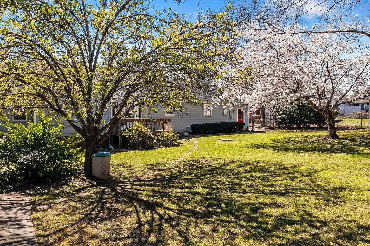 Backyard in Holland Farms Raleigh, NC