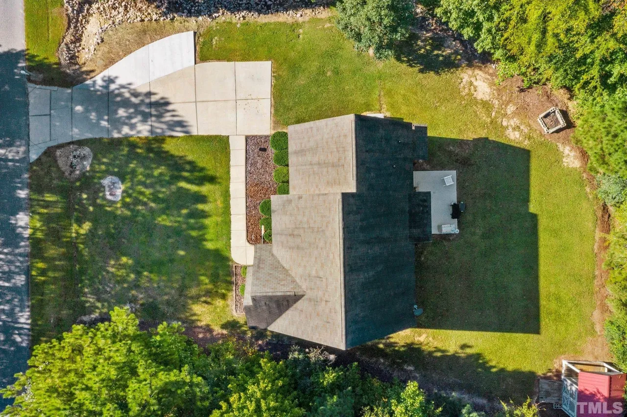 Aerial View of Farmington Franklinton NC Home