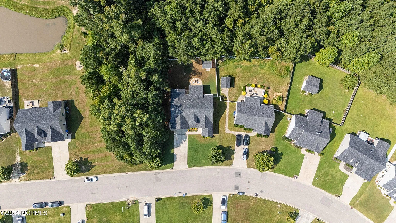 Aerial View of Woodridge Wilson NC Homes