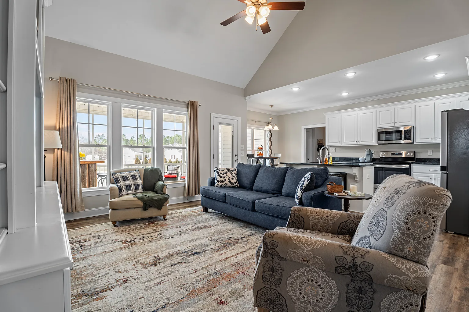 Open Floor Plan in Pine Ridge Home in Bailey NC